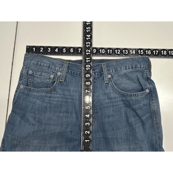 Levis 527 Jeans Mens 33X30 Blue Measures 32X29 Bootcut Medium Wash - Picture 5 of 10
